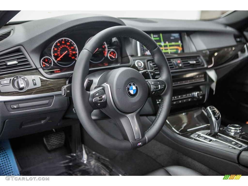 2016 5 Series 535i Sedan - Glacier Silver Metallic / Black photo #6
