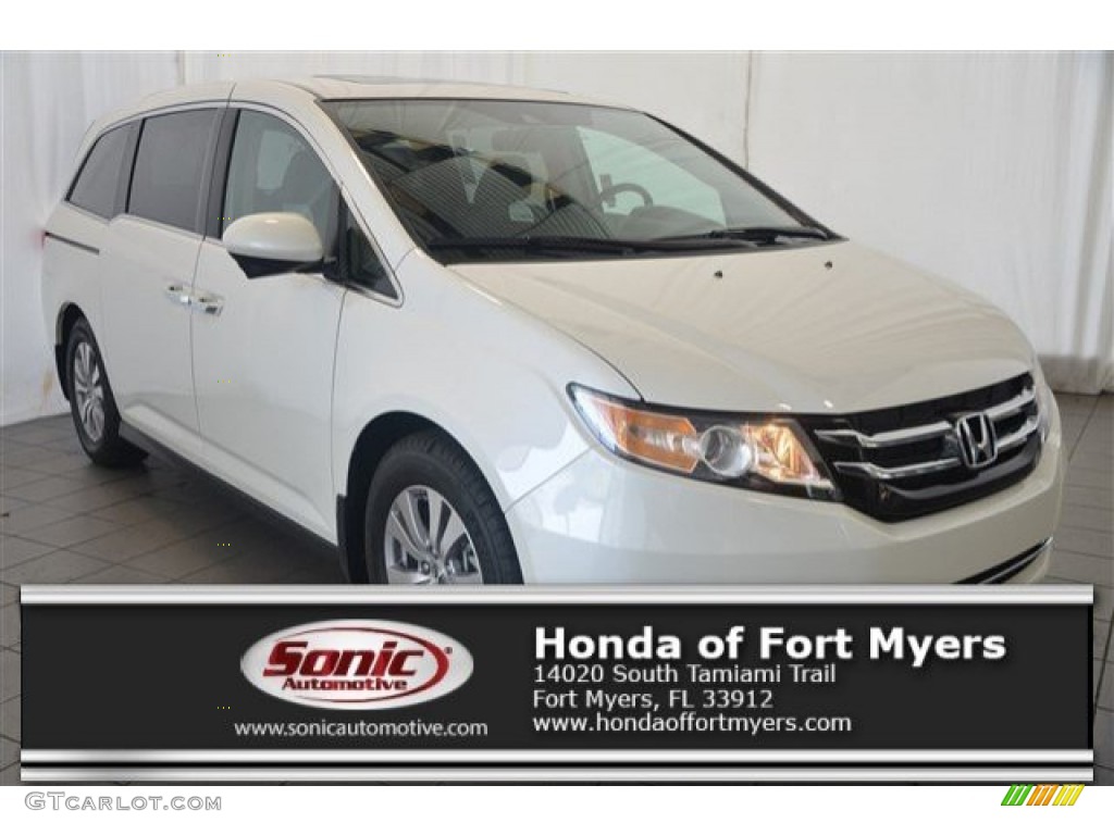 2016 Odyssey EX-L - White Diamond Pearl / Truffle photo #1