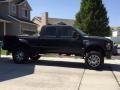 2008 Black Ford F350 Super Duty XLT Crew Cab 4x4  photo #2