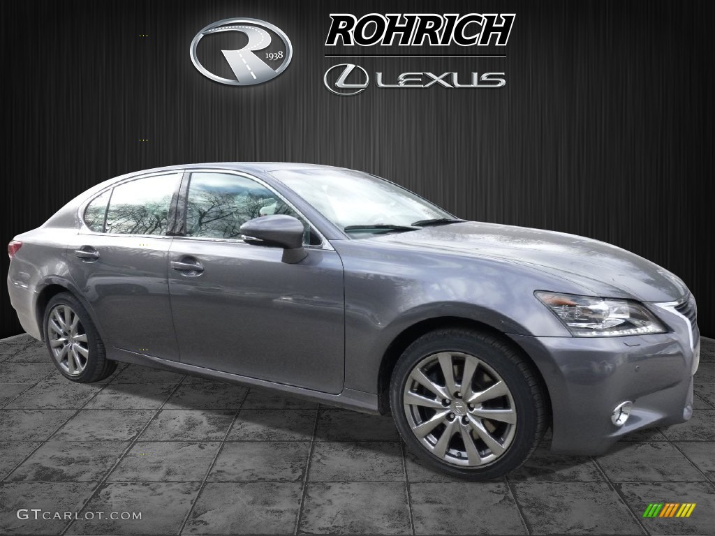 2013 GS 350 AWD - Nebula Gray Pearl / Black photo #1