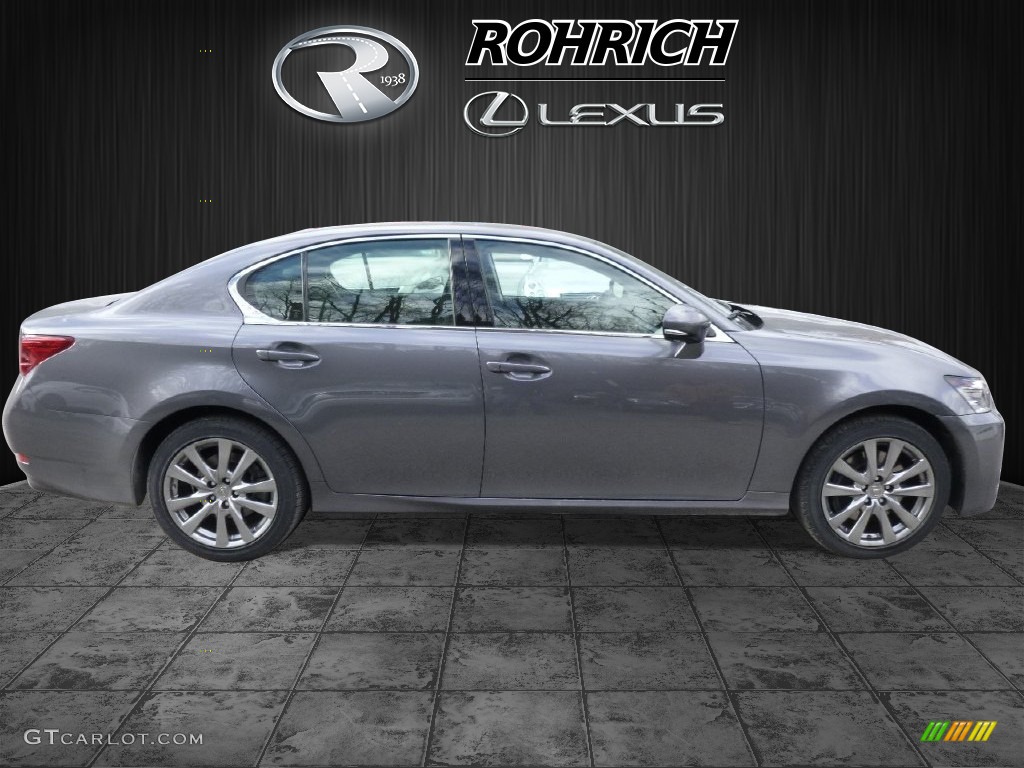 2013 GS 350 AWD - Nebula Gray Pearl / Black photo #2