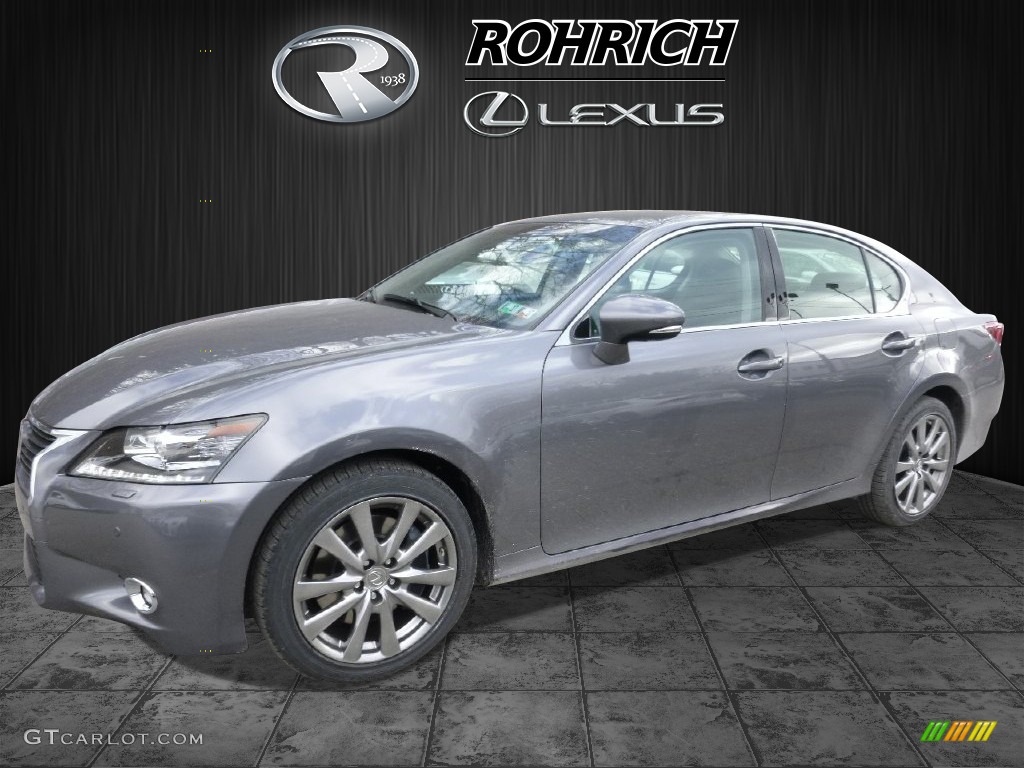 2013 GS 350 AWD - Nebula Gray Pearl / Black photo #3