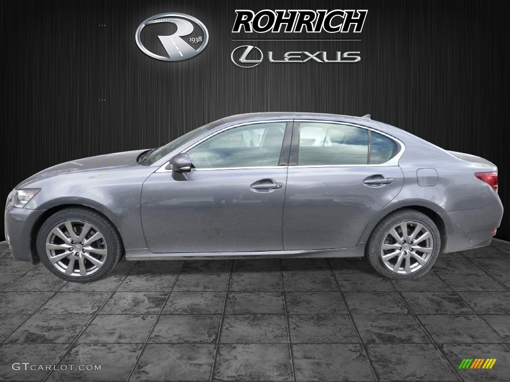 2013 GS 350 AWD - Nebula Gray Pearl / Black photo #4