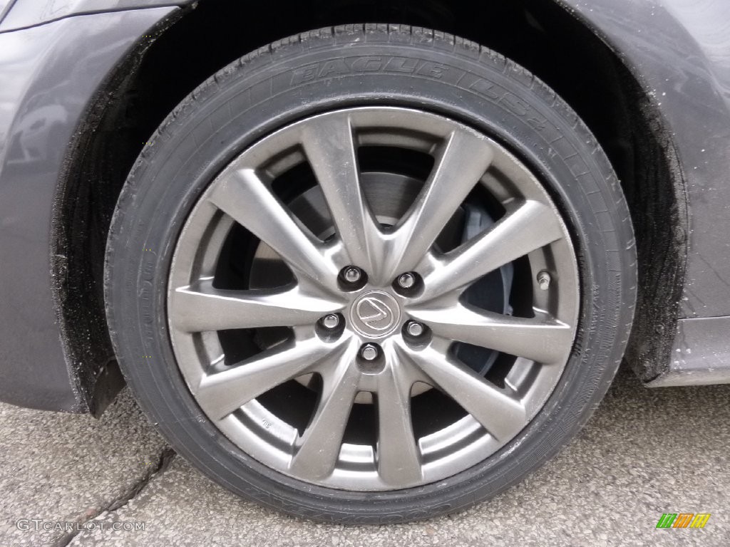 2013 GS 350 AWD - Nebula Gray Pearl / Black photo #14