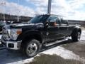 2016 Shadow Black Ford F350 Super Duty Lariat Crew Cab 4x4 DRW  photo #6