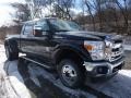 2016 Shadow Black Ford F350 Super Duty Lariat Crew Cab 4x4 DRW  photo #8