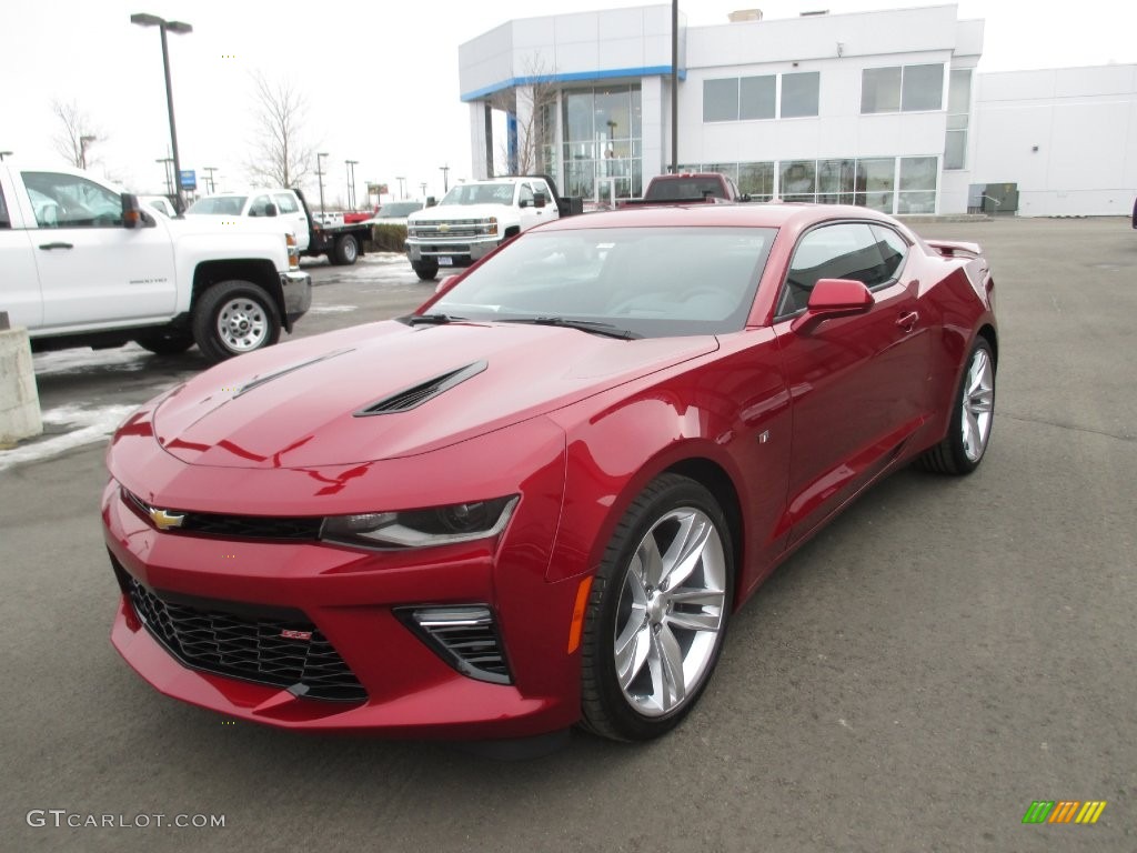 2016 Camaro SS Coupe - Garnet Red Tintcoat / Jet Black photo #2