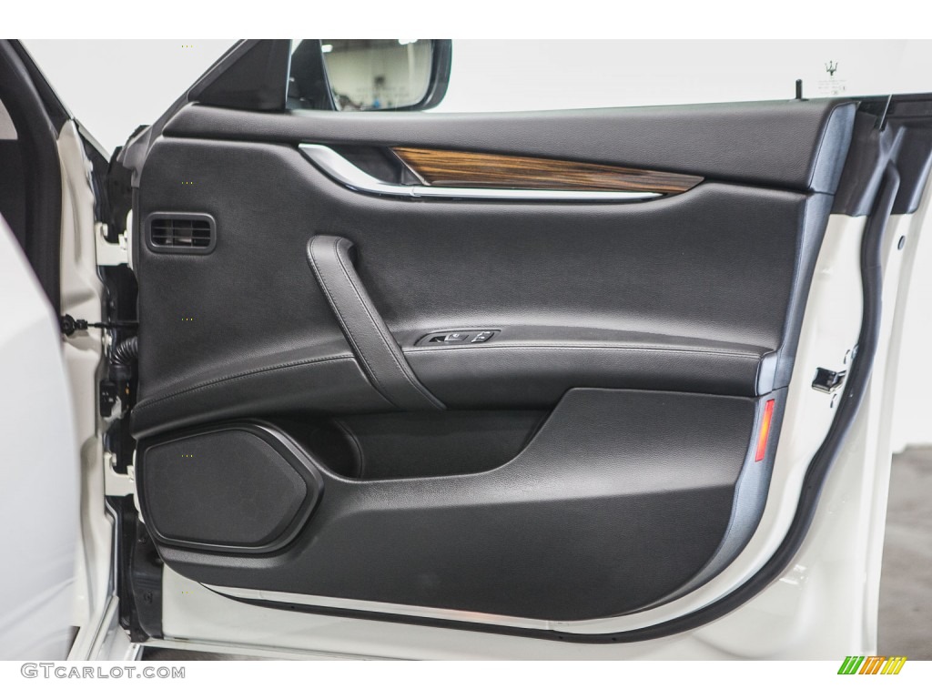 2014 Maserati Ghibli S Q4 Nero Door Panel Photo #110198110