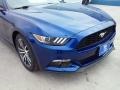 2016 Deep Impact Blue Metallic Ford Mustang EcoBoost Premium Coupe  photo #2
