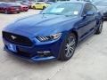 2016 Deep Impact Blue Metallic Ford Mustang EcoBoost Premium Coupe  photo #6
