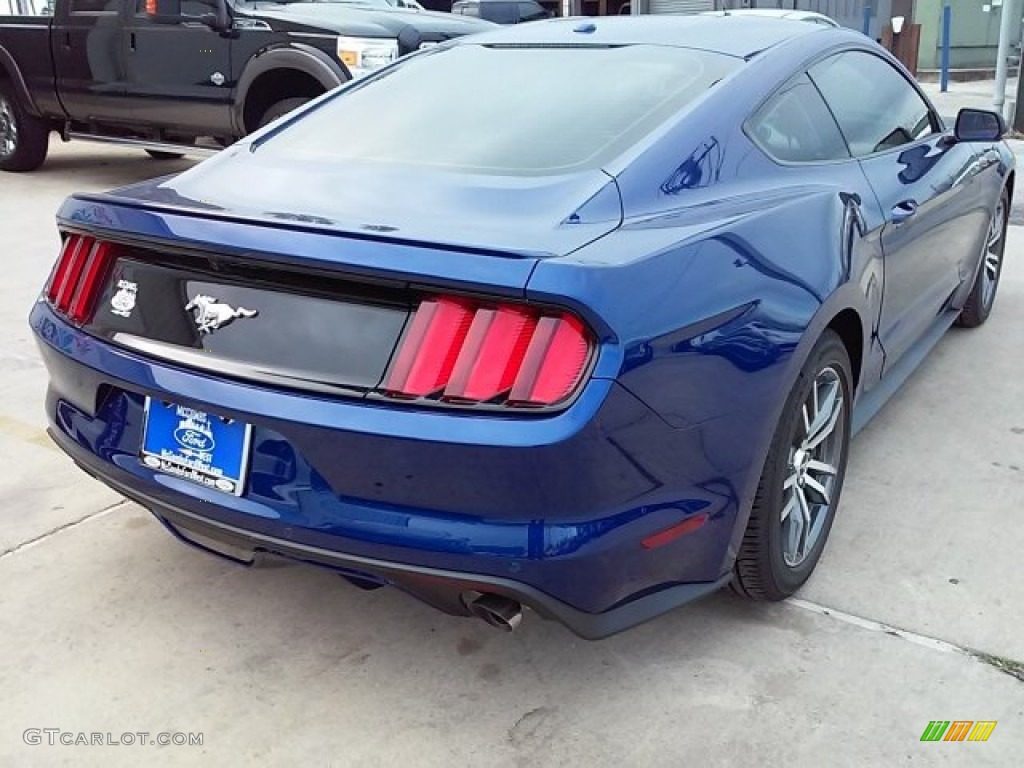 2016 Mustang EcoBoost Premium Coupe - Deep Impact Blue Metallic / Ebony photo #10