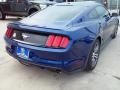 2016 Deep Impact Blue Metallic Ford Mustang EcoBoost Premium Coupe  photo #10