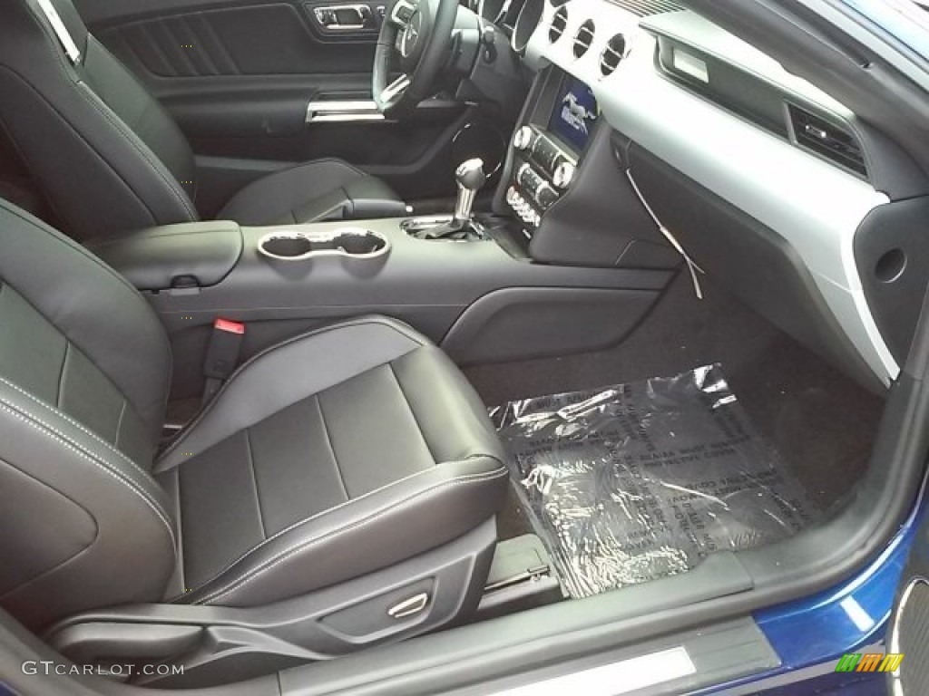 2016 Mustang EcoBoost Premium Coupe - Deep Impact Blue Metallic / Ebony photo #12