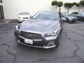 2015 Graphite Shadow Infiniti Q50 3.7  photo #2