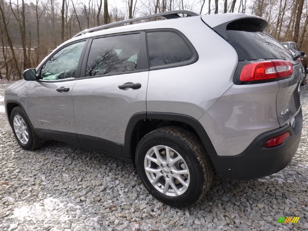 Billet Silver Metallic 2016 Jeep Cherokee Sport 4x4 Exterior Photo #110201200