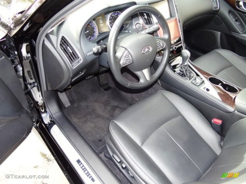 2015 Q50 3.7 - Black Obsidian / Graphite photo #23