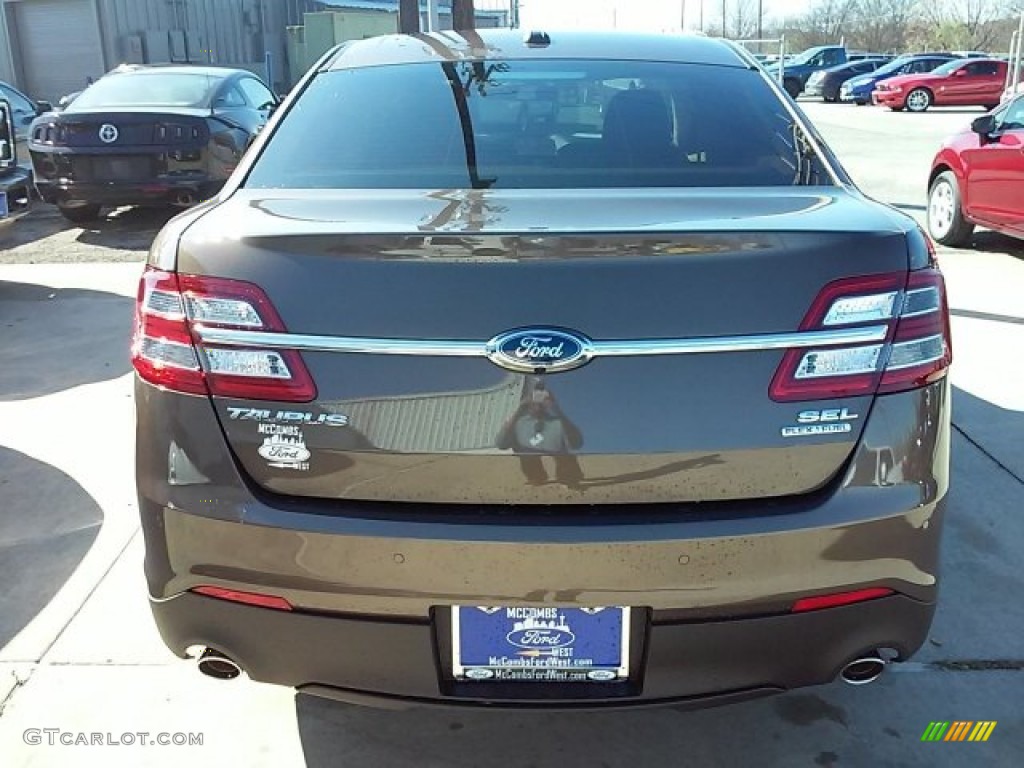 2015 Taurus SEL - Caribou Metallic / Dune photo #10