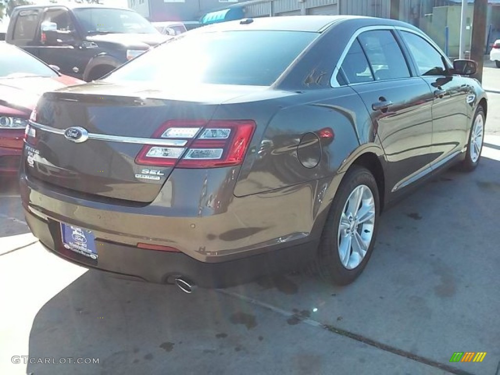 2015 Taurus SEL - Caribou Metallic / Dune photo #11