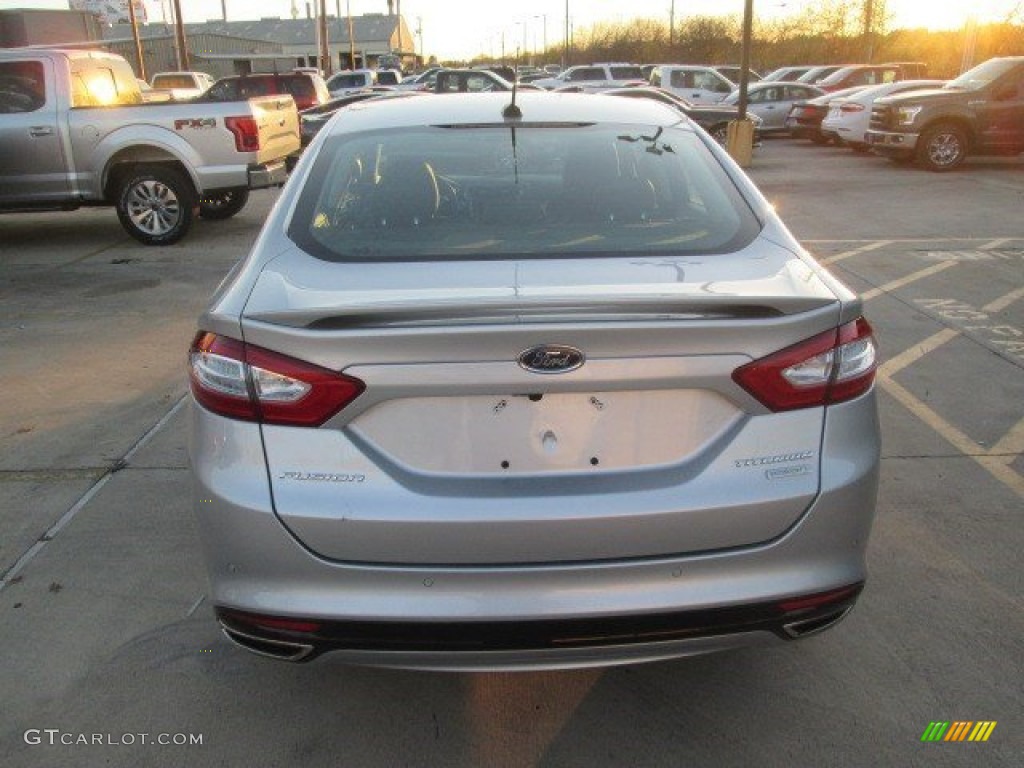 2016 Fusion Titanium - Ingot Silver Metallic / Charcoal Black photo #12