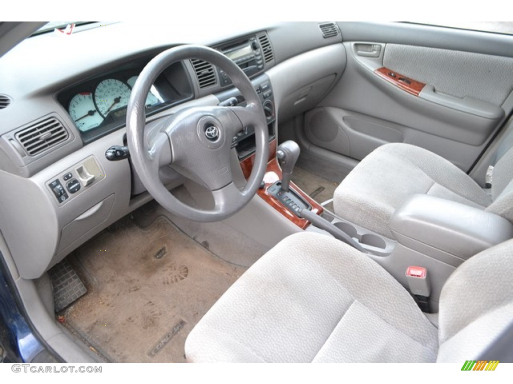 2004 Corolla LE - Indigo Ink Blue Pearl / Light Gray photo #7