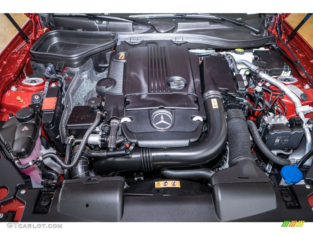 2016 Mercedes-Benz SLK 300 Roadster 2.0 Liter DI Turbocharged DOHC 16-Valve VVT 4 Cylinder Engine Photo #110209498