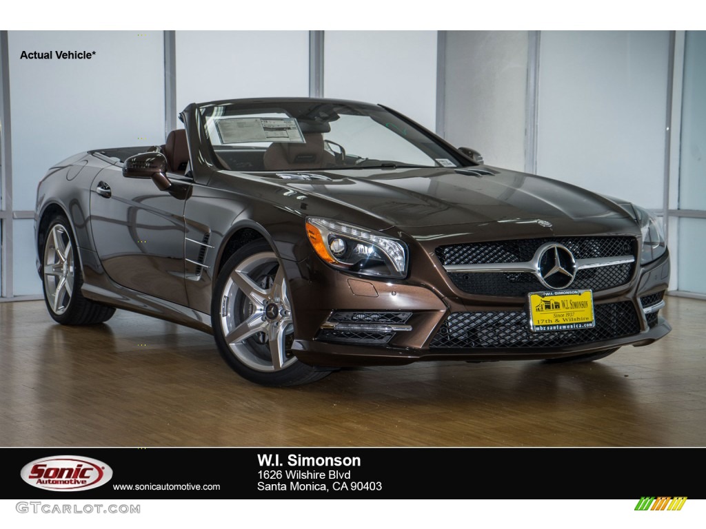 2016 SL 550 Roadster - Dolomite Brown Metallic / Nut Brown/Black Nappa photo #1