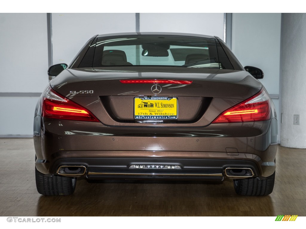 2016 SL 550 Roadster - Dolomite Brown Metallic / Nut Brown/Black Nappa photo #4
