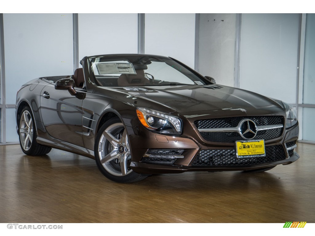 2016 SL 550 Roadster - Dolomite Brown Metallic / Nut Brown/Black Nappa photo #12