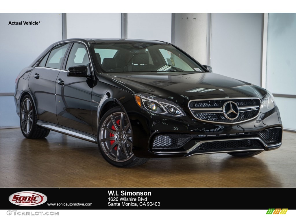 2016 E 63 AMG 4Matic S Sedan - Black / Black photo #1