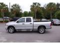 2008 Bright Silver Metallic Dodge Ram 1500 Laramie Quad Cab  photo #2