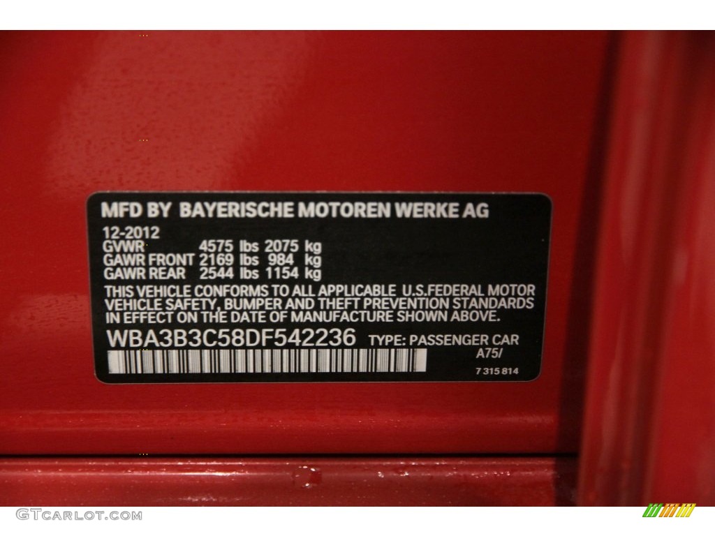 2013 3 Series 328i xDrive Sedan - Melbourne Red Metallic / Coral Red/Black photo #26