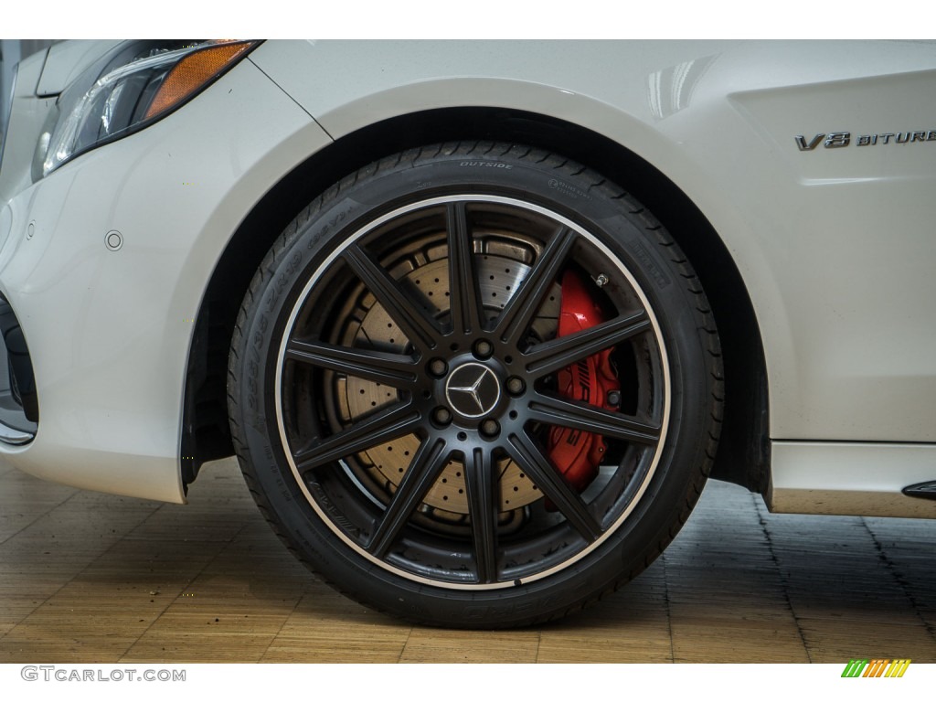 2016 E 63 AMG 4Matic S Sedan - Polar White / Black photo #10