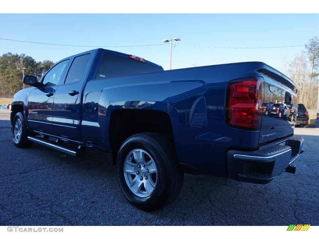 2016 Silverado 1500 LT Double Cab - Deep Ocean Blue Metallic / Jet Black photo #5