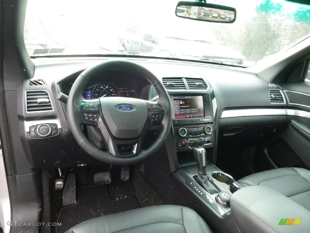 Ebony Black Interior 2016 Ford Explorer XLT 4WD Photo #110212846