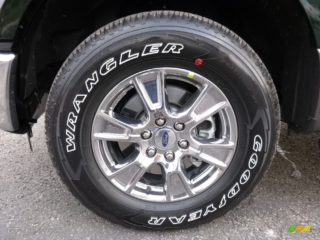 2016 F150 XLT SuperCrew 4x4 - Green Gem / Medium Earth Gray photo #5