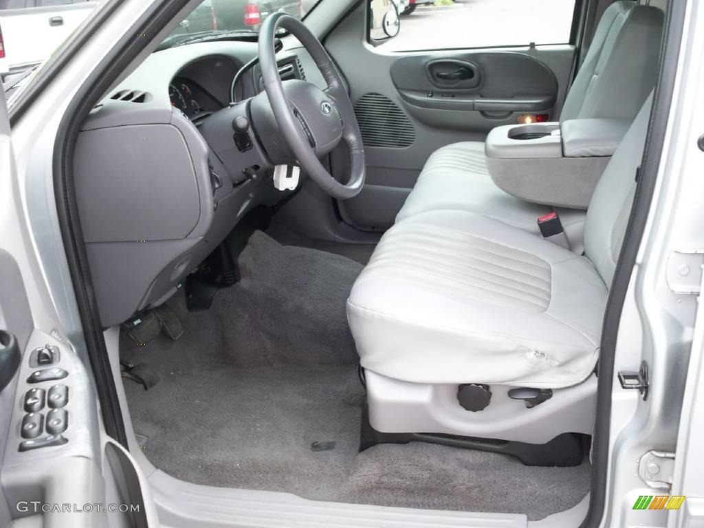 2003 F150 XLT SuperCrew - Silver Metallic / Medium Graphite Grey photo #4