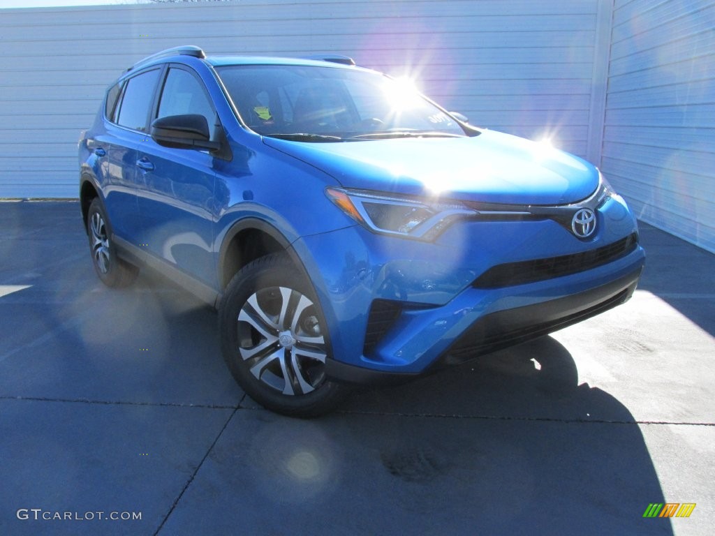 2016 RAV4 LE - Electric Storm Blue / Black photo #2