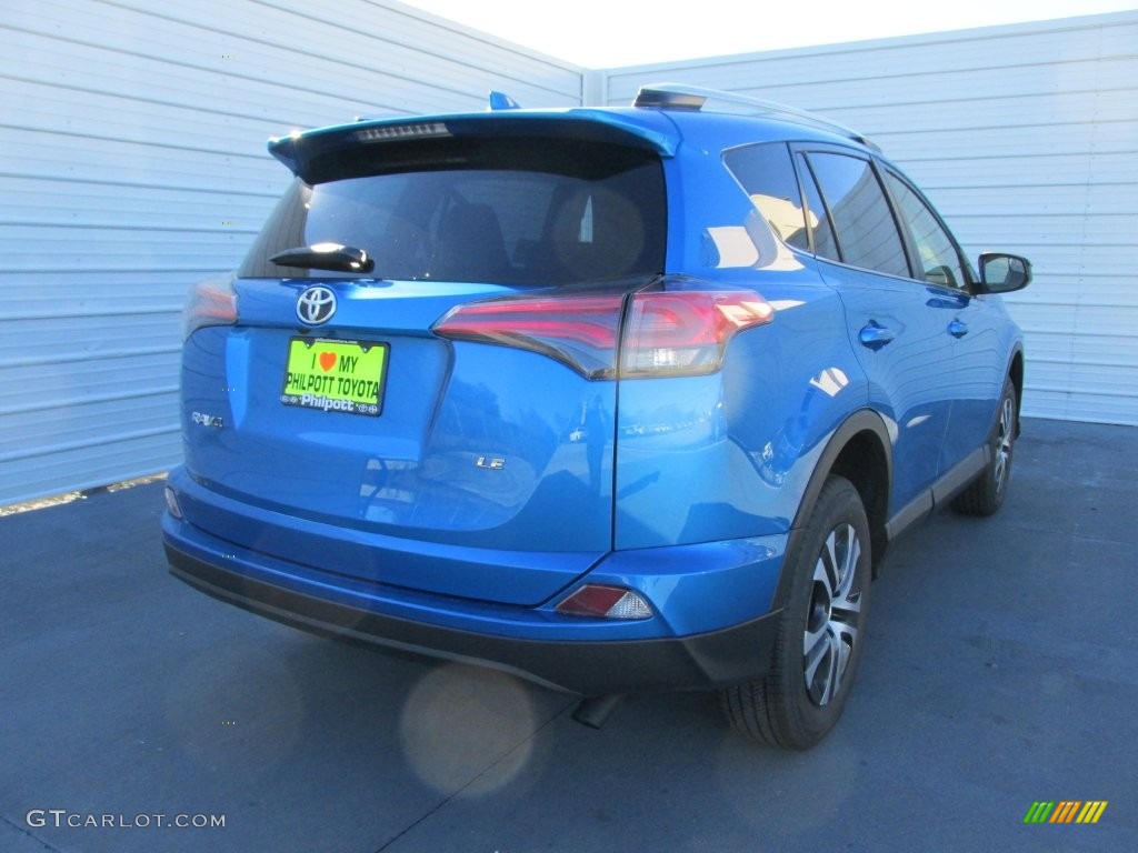 2016 RAV4 LE - Electric Storm Blue / Black photo #4