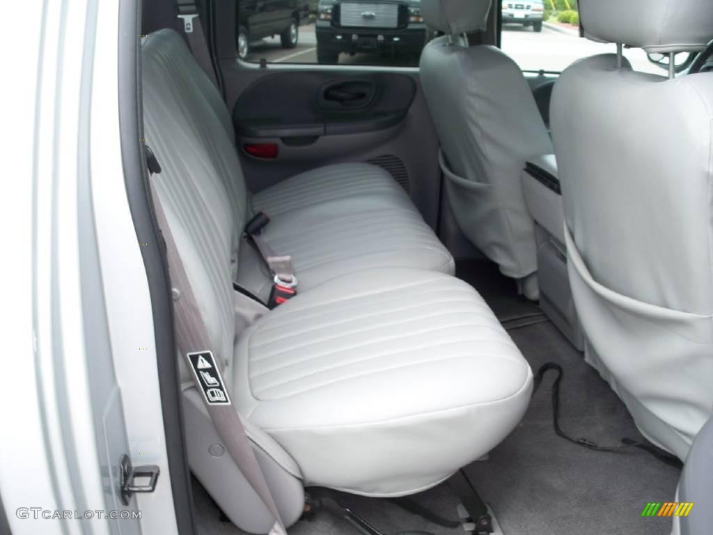 2003 F150 XLT SuperCrew - Silver Metallic / Medium Graphite Grey photo #9