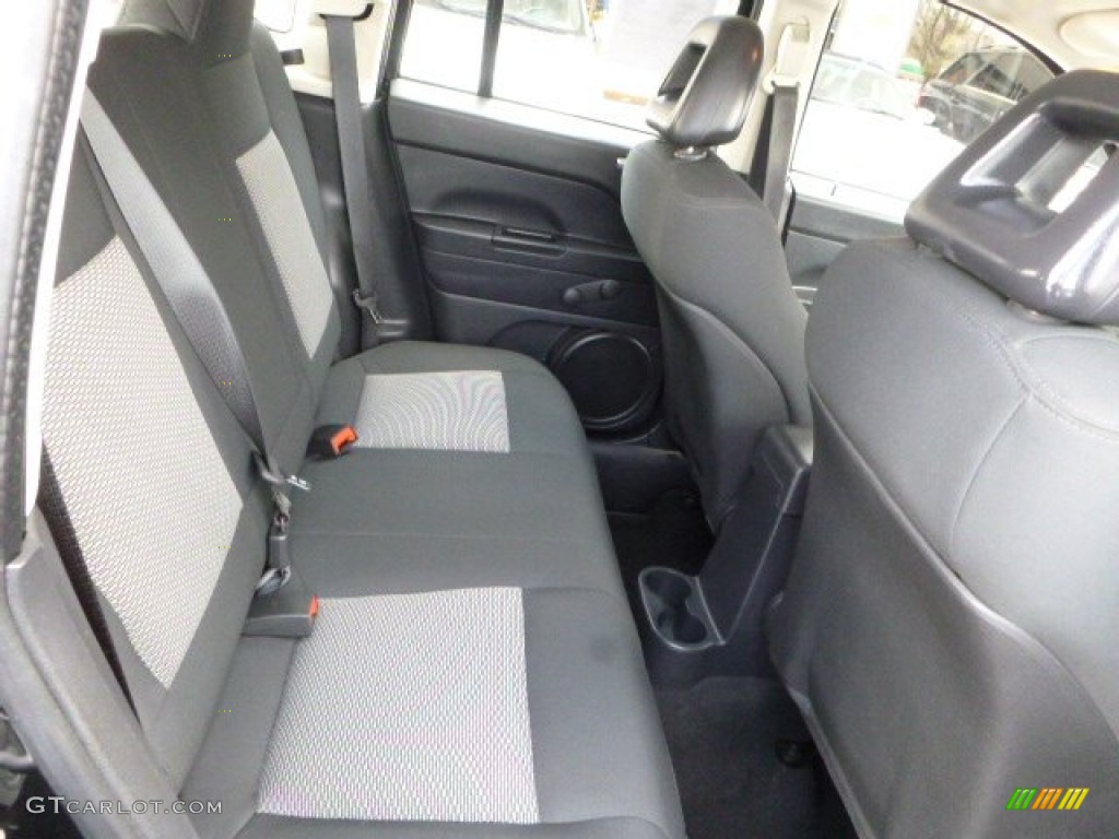 2008 Compass Sport - Brilliant Black Crystal Pearl / Dark Slate Gray photo #4