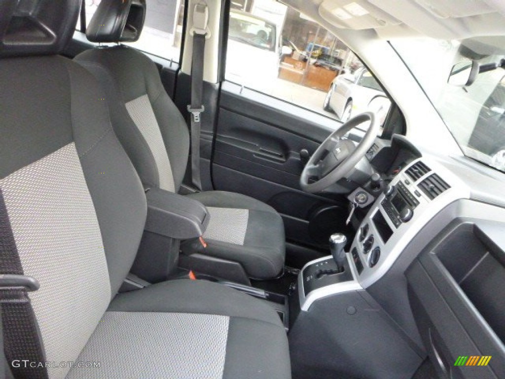 2008 Compass Sport - Brilliant Black Crystal Pearl / Dark Slate Gray photo #5