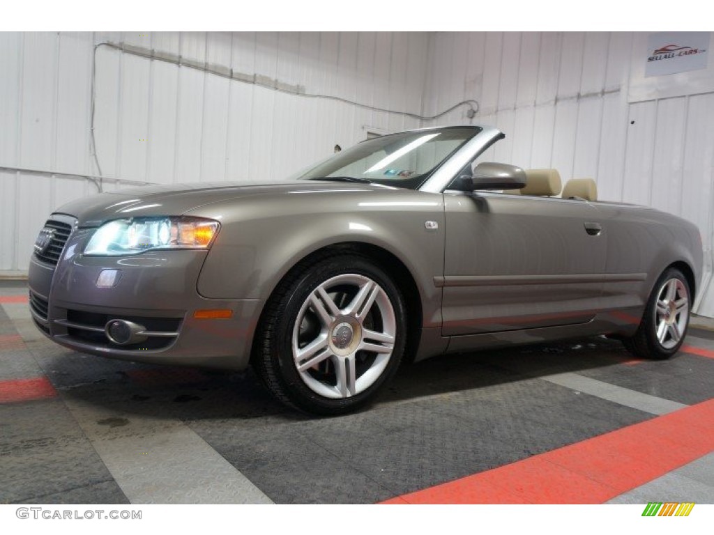 2008 A4 2.0T quattro Cabriolet - Alpaka Beige Metallic / Beige photo #2