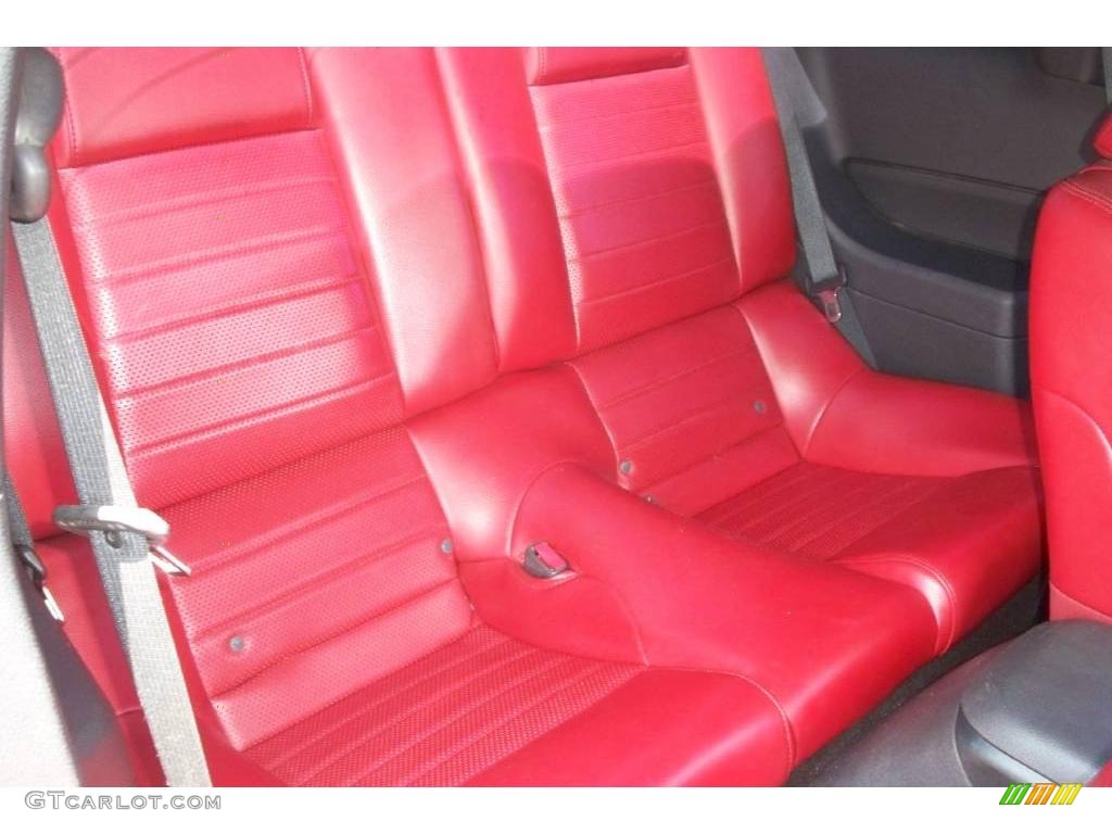 2005 Mustang GT Premium Coupe - Redfire Metallic / Red Leather photo #6