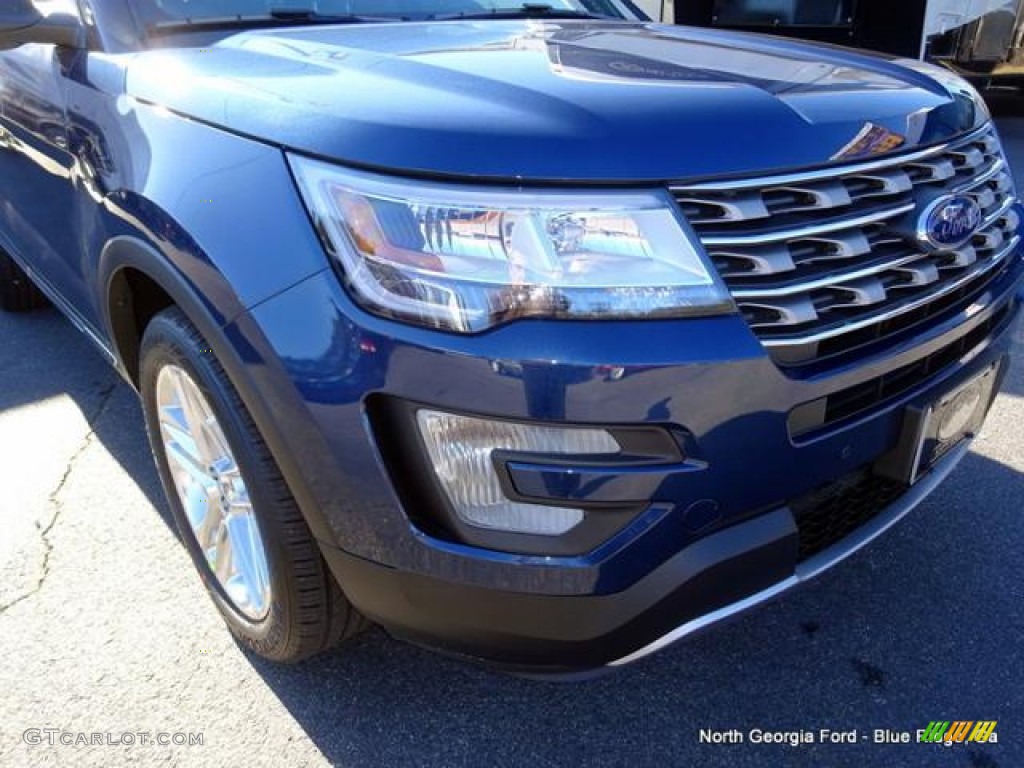 2016 Explorer XLT 4WD - Blue Jeans Metallic / Ebony Black photo #37