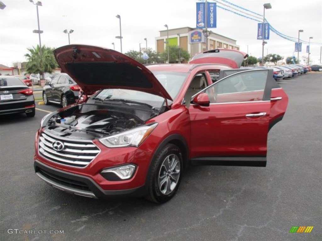 2016 Santa Fe SE - Regal Red Pearl / Beige photo #1