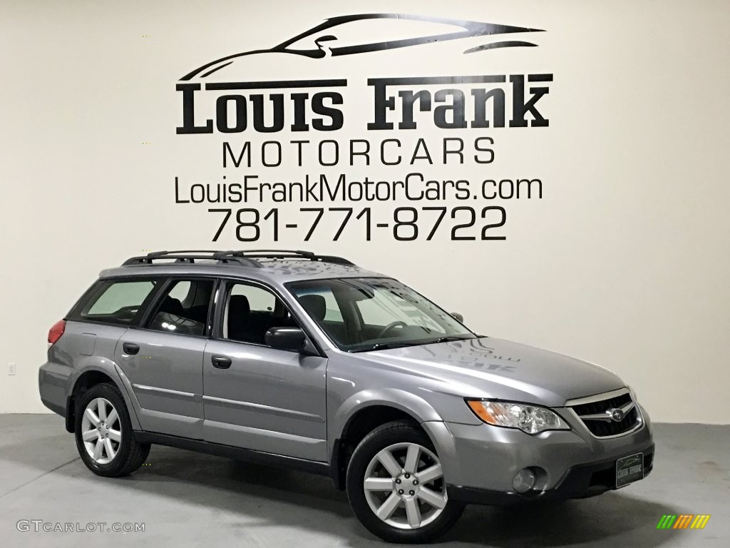 2008 Outback 2.5i Wagon - Quartz Silver Metallic / Off Black photo #2