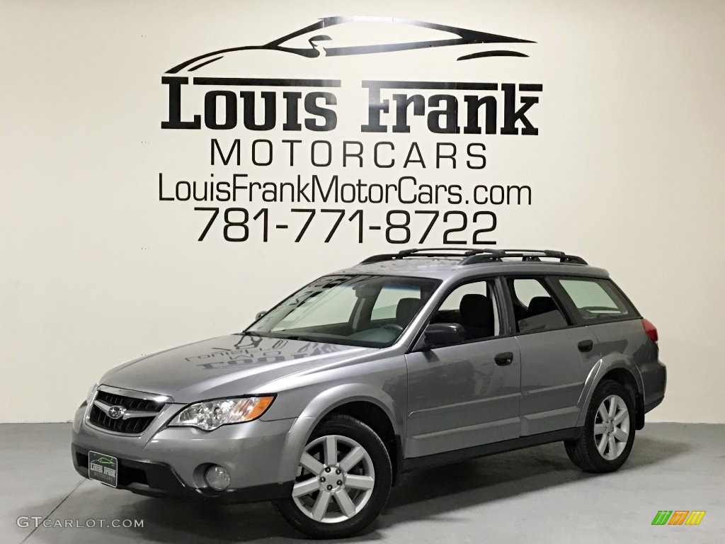 2008 Outback 2.5i Wagon - Quartz Silver Metallic / Off Black photo #4