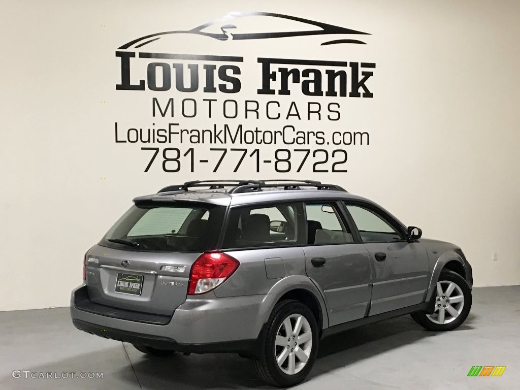 2008 Outback 2.5i Wagon - Quartz Silver Metallic / Off Black photo #5