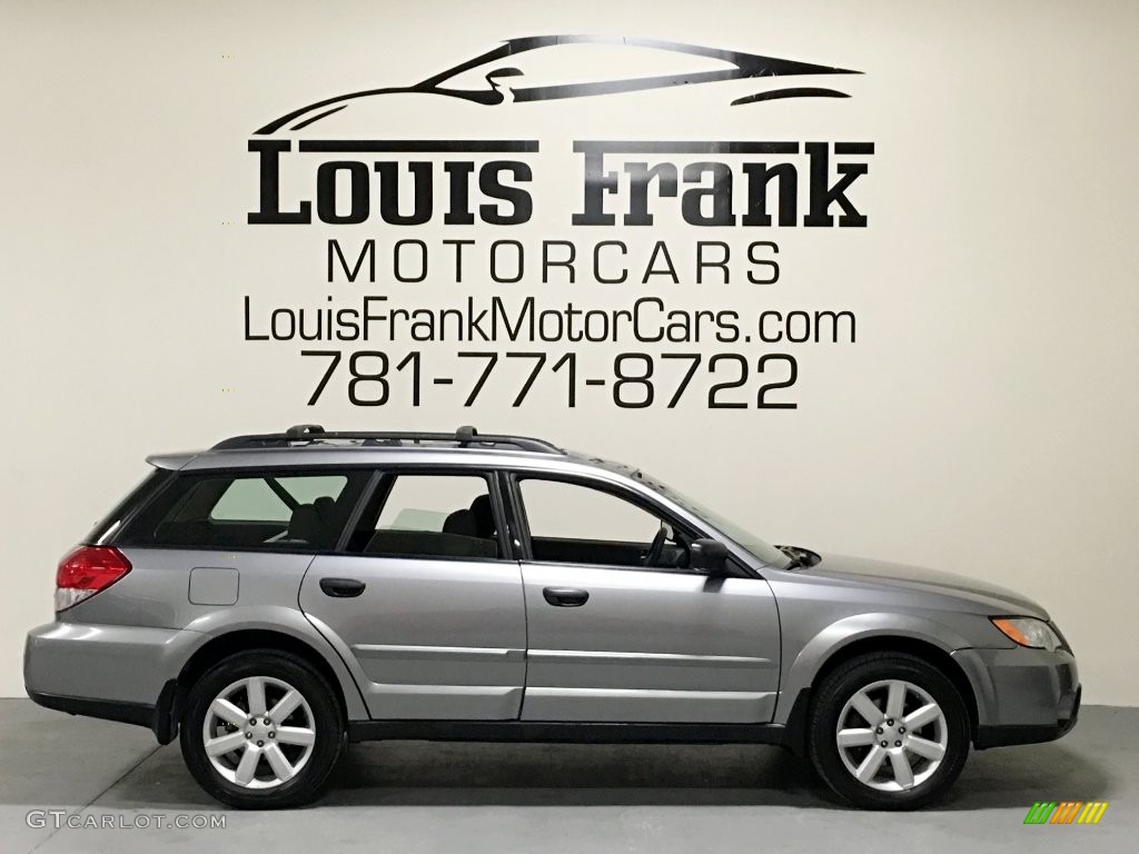 2008 Outback 2.5i Wagon - Quartz Silver Metallic / Off Black photo #6