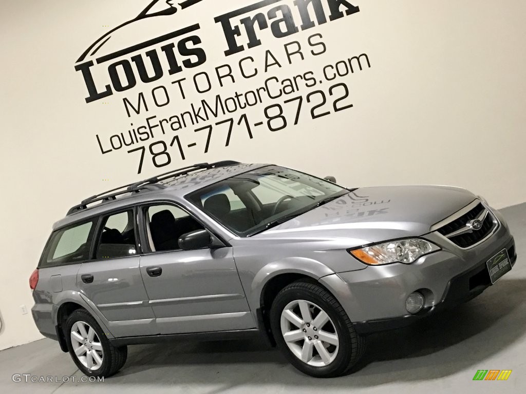 2008 Outback 2.5i Wagon - Quartz Silver Metallic / Off Black photo #10
